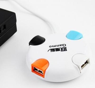批發取電貓圓形USB HUB分線器，USB一分四擴展口選購指南